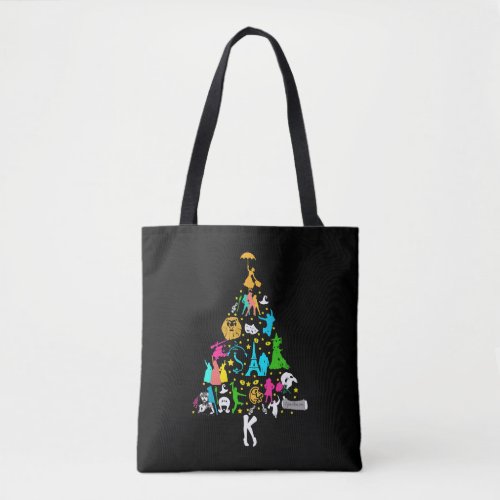 Broadway Musical Theatre Christmas Tree Funny Xmas Tote Bag