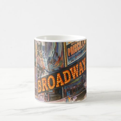 Broadway Neon Lights Coffee Mug