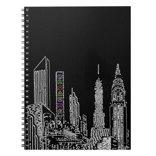Broadway Nights Notebook (Front)