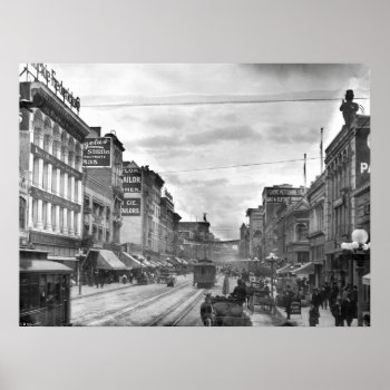 Broadway  North From Sixth Street  Los Angeles  Ca Poster by markomundo at Zazzle