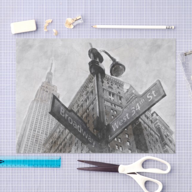 Broadway NYC Tissue Paper – New York City Gift  (Craft)