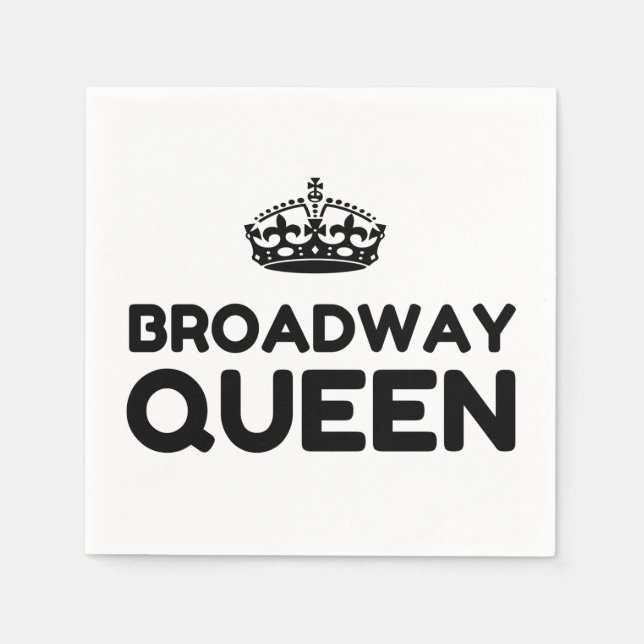 BROADWAY QUEEN NAPKINS (Front)