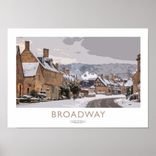 Broadway Railway Poster