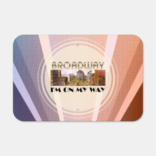 Broadway Star Metal Sign