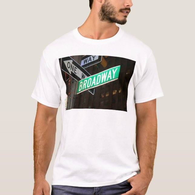 Broadway Street Sign T-Shirt (Front)