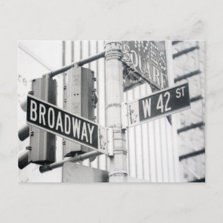 Broadway Times Square Postcard