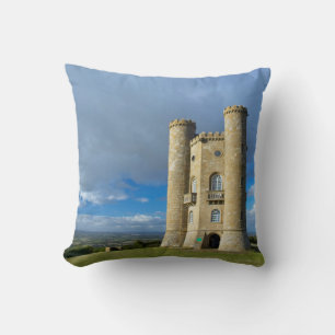 Broadway Tower, Near Broadway, Worcestershire Throw Pillow