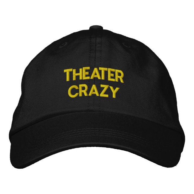 Broadway Treasures "Theater Crazy" Embroidered Baseball Cap (Front)
