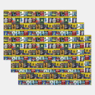 Broadway Zombie Theatre Programs Wrapping Paper Sheets
