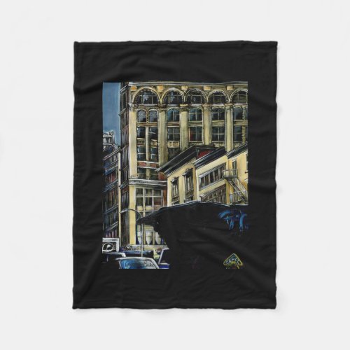 Broadways Best New York City Fleece Blanket