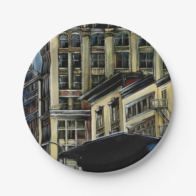 Broadway's Best, New York City Paper Plates (Front)