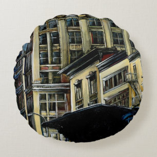 Broadway's Best, New York City Round Pillow