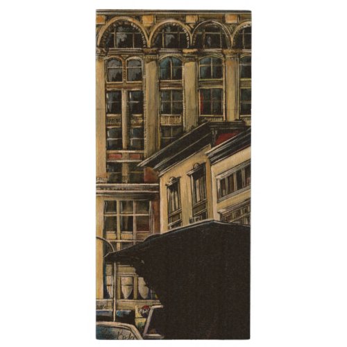 Broadways Best New York City Wood USB Flash Drive