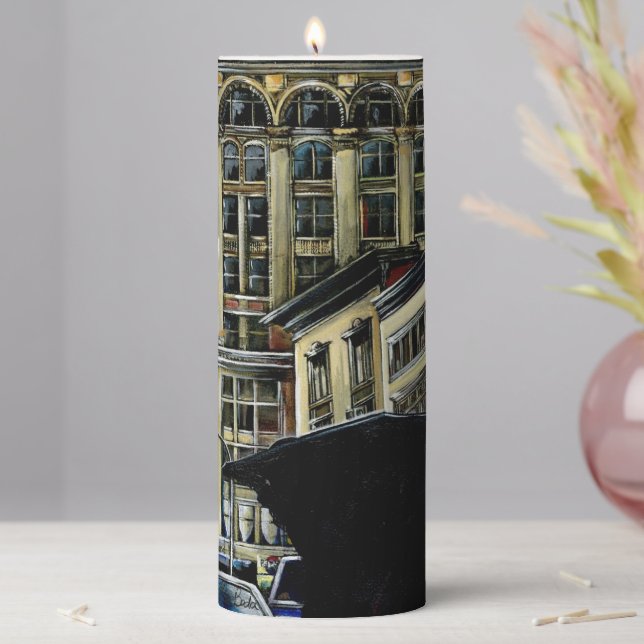 Broadway's Best Pillar Candle (In Situ)