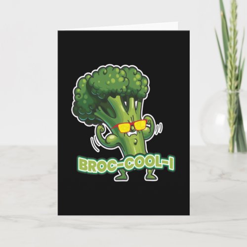 Broc_cool_i Vegan Vegan Vegetables Card