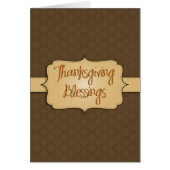 Brocade Thanksgiving Blessings (Front)