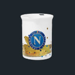 Brocca commemorativa scudetto Napoli 2023 Beverage Pitcher<br><div class="desc">Brocca di porcellana commemorativa scudetto Napoli 2023</div>