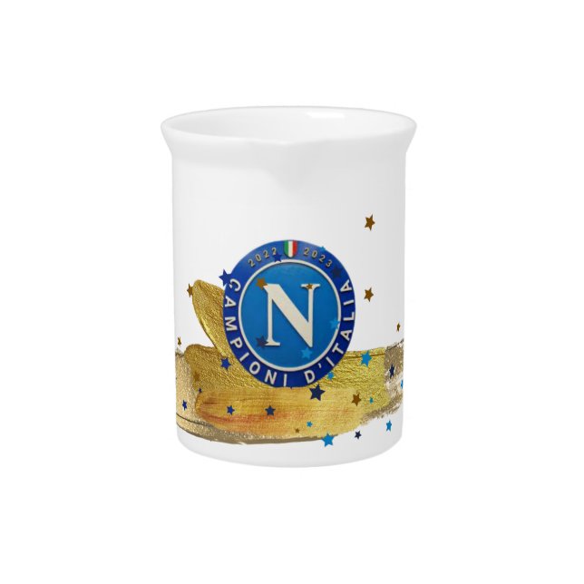 Brocca commemorativa scudetto Napoli 2023 Beverage Pitcher (Front)