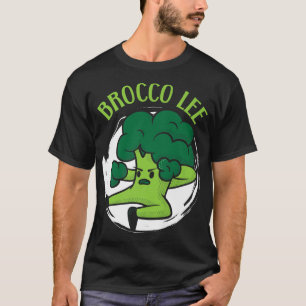 Brocco Lee Broccoli Vegan Lover Vegetable Healthy T-Shirt