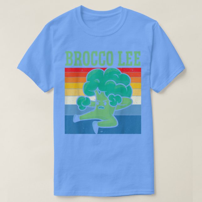 Brocco Lee Vegetable Vegetarian Vegan Broccoli  24 T-Shirt (Design Front)