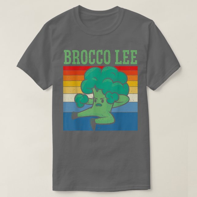 Brocco Lee Vegetable Vegetarian Vegan Broccoli T-S T-Shirt (Design Front)