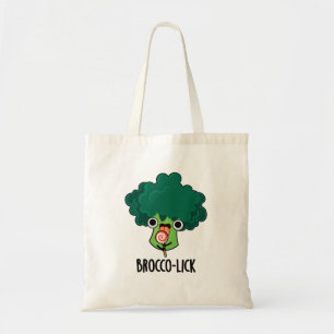 Brocco lick Funny Veggie Broccoli Pun  Tote Bag