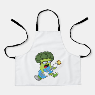 Broccoli as Musician with Guitar Apron