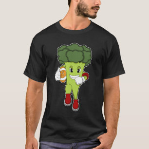 Broccoli at Football Sports T-Shirt