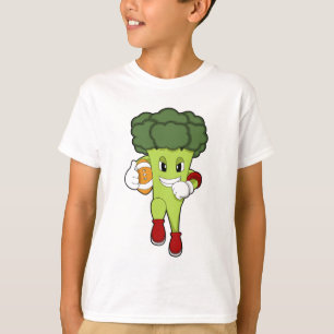 Broccoli at Football Sports T-Shirt