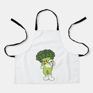 Broccoli at Volleyball Sports Apron
