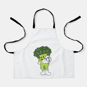 Broccoli at Volleyball Sports Apron