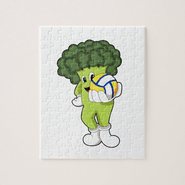 Broccoli at Volleyball Sports Jigsaw Puzzle (Vertical)