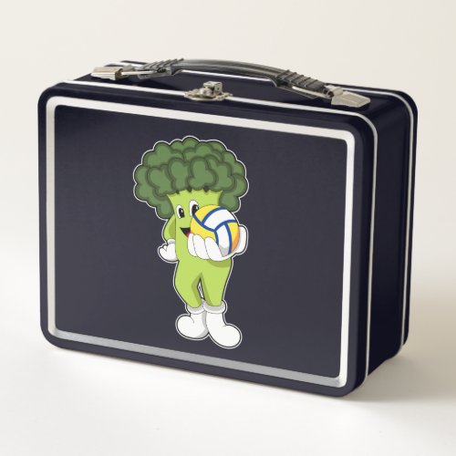 Broccoli at Volleyball Sports Metal Lunch Box