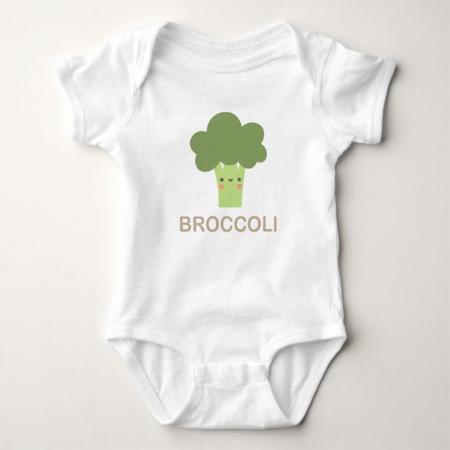 Broccoli Baby Bodysuit (Front)