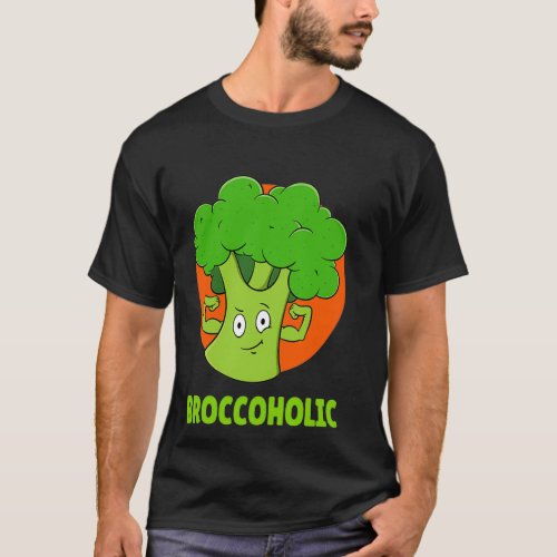 Broccoli Broccoholic Keto Fitness Vegetarian T_Shirt