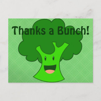 Broccoli Bunch Postcard