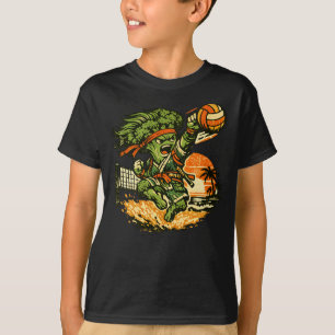Broccoli Bushido Beach Volleyball — Summer Spike T-Shirt