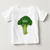 Broccoli cartoon illustration
