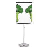Broccoli cartoon illustration table lamp (Back)