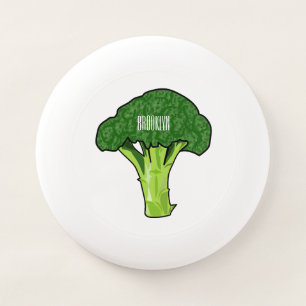 Broccoli cartoon illustration Wham-O frisbee