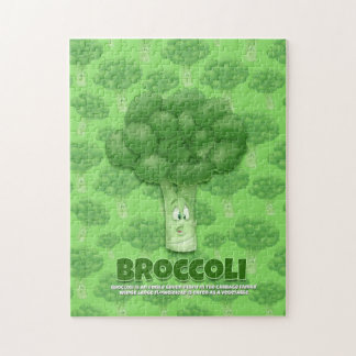Broccoli cartoon silly puzzle