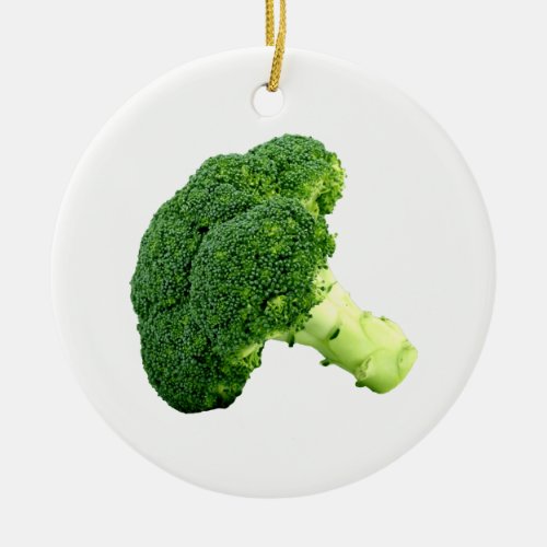 Broccoli Ceramic Ornament