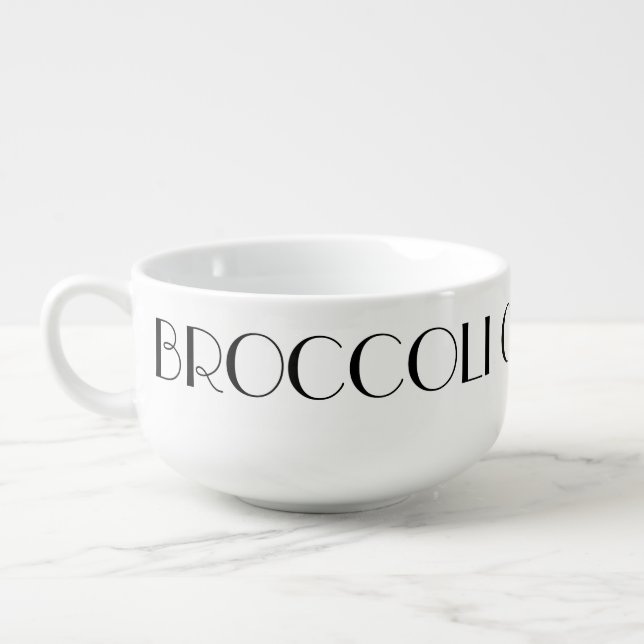 Broccoli Cheddar Soup Mug (Right)