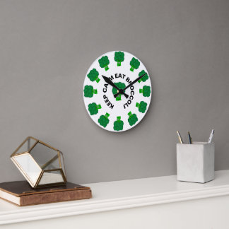 Broccoli Design Round Clock