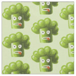 Broccoli Funny Vegan Vegetarian Pattern Fabric