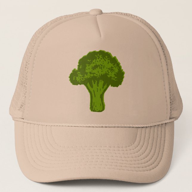 Broccoli Graphic Trucker Hat (Front)