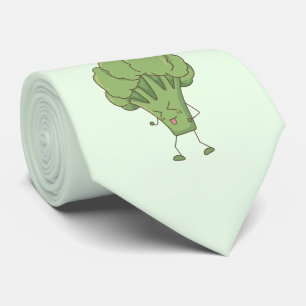 Broccoli Green Veggie Neck Tie