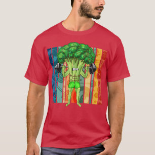 Broccoli Gym Bodybuilding Powerlifting Deadlifts V T-Shirt