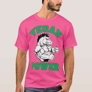Broccoli Gym Powered By Plants Vegan Bodybuilding  T-Shirt
