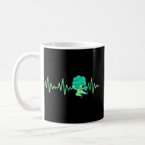 Broccoli Heartbeat Garden Gardener Gardening Veget Coffee Mug